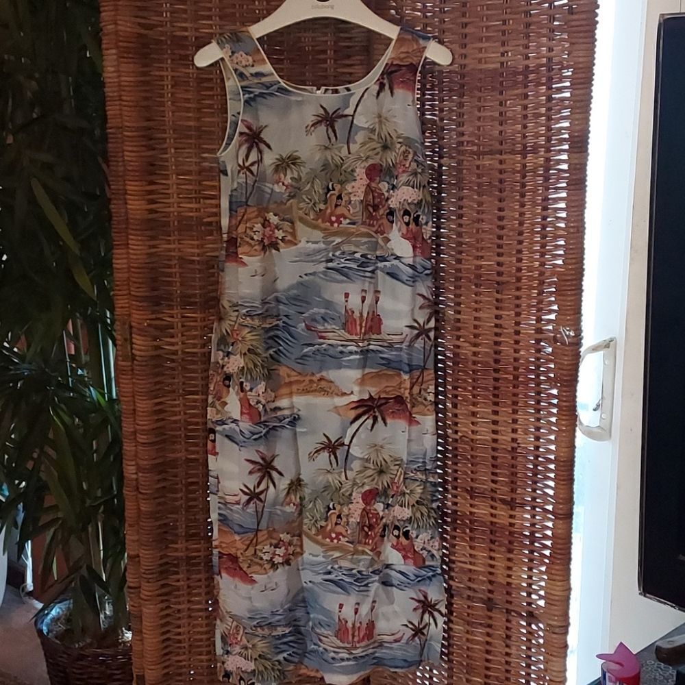 Hawaiian Aloha Luau Dress S